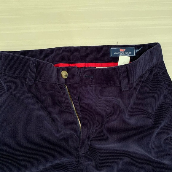 Vineyard Vines mens corduroy navy pants - Picture 5 of 6